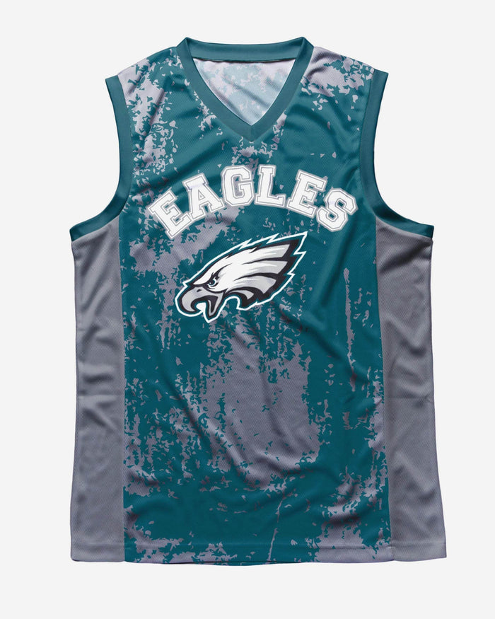 Philadelphia Eagles Mesh V-Neck Jersey Tank Top FOCO - FOCO.com