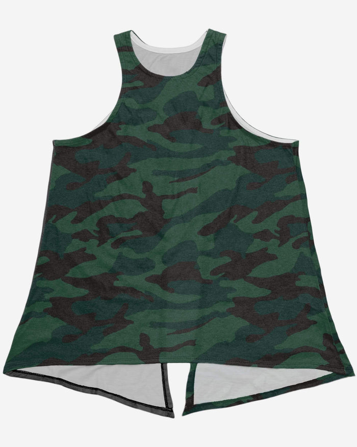 Camo Womens Tie-Breaker Sleeveless Top FOCO - FOCO.com