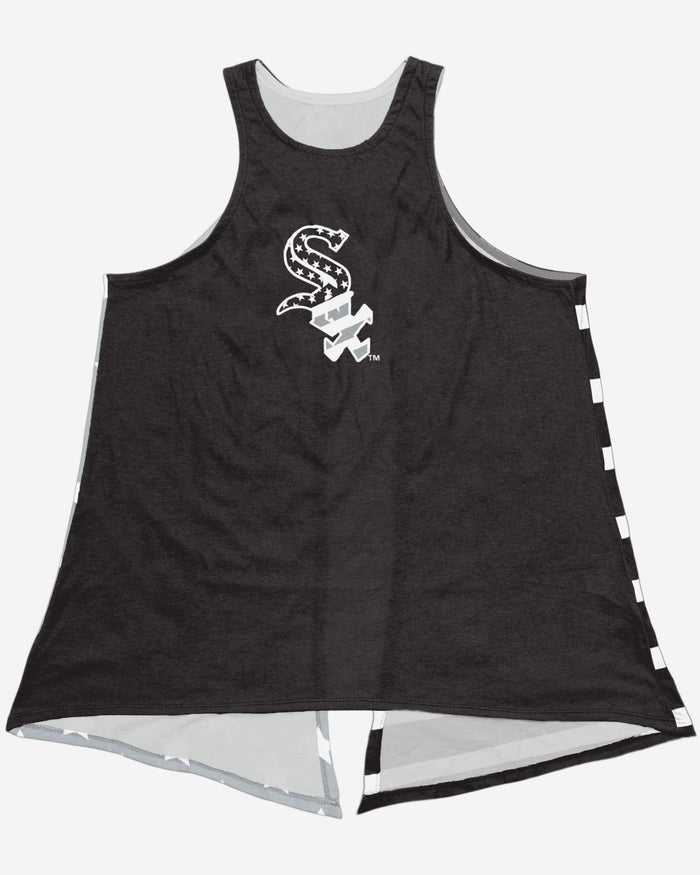 Chicago White Sox Womens Americana Tie-Breaker Sleeveless Top FOCO - FOCO.com