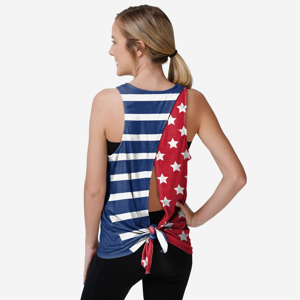 Philadelphia Phillies Womens Americana Tie-Breaker Sleeveless Top FOCO S - FOCO.com