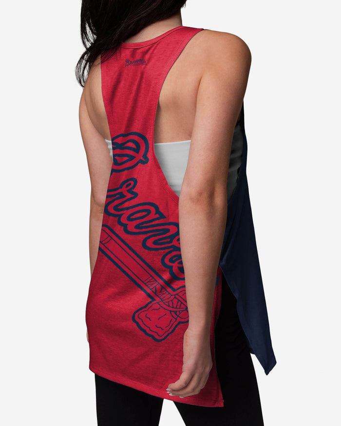 Atlanta Braves Womens Side-Tie Sleeveless Top FOCO - FOCO.com