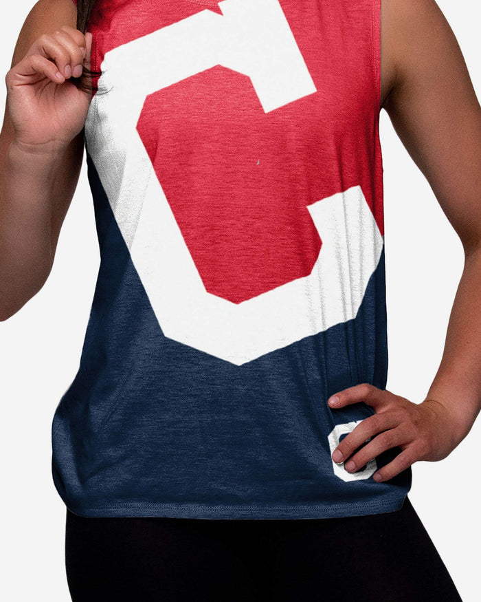 Cleveland Guardians Womens Strapped V-Back Sleeveless Top FOCO - FOCO.com