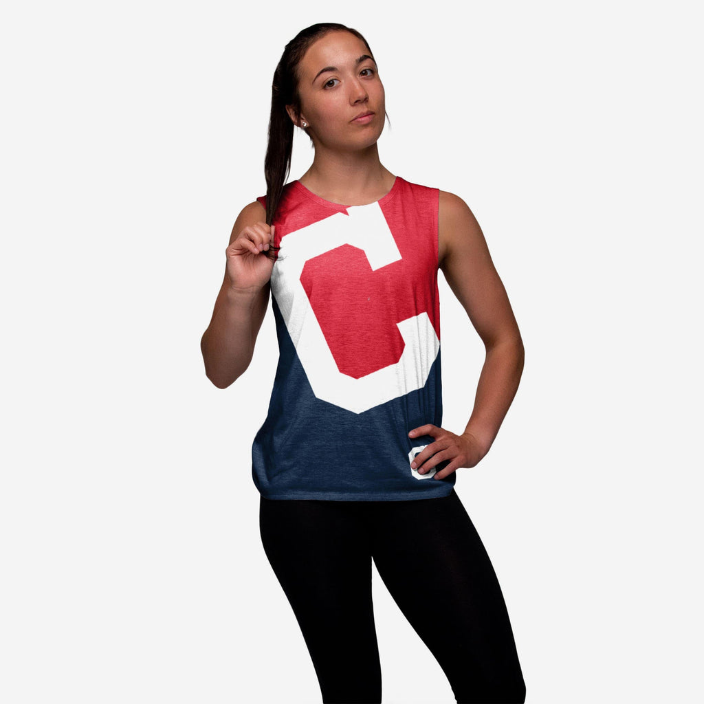 Cleveland Guardians Womens Strapped V-Back Sleeveless Top FOCO S - FOCO.com