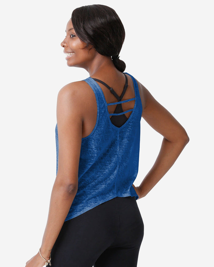 Toronto Blue Jays Womens Burn Out Sleeveless Top FOCO - FOCO.com