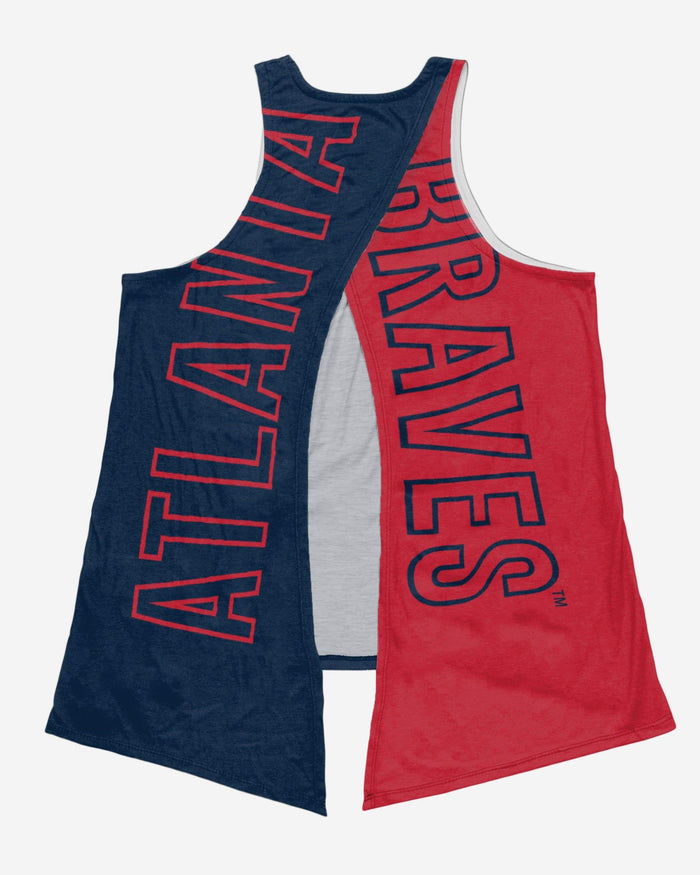 Atlanta Braves Womens Tie-Breaker Sleeveless Top FOCO - FOCO.com