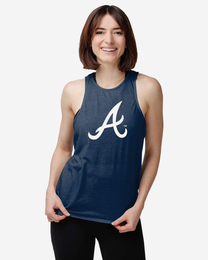 Atlanta Braves Womens Tie-Breaker Sleeveless Top FOCO - FOCO.com