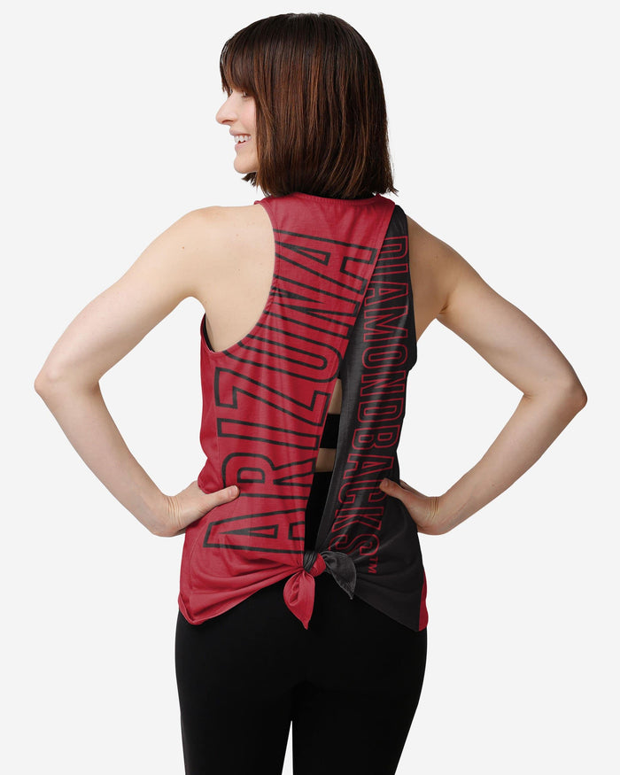 Arizona Diamondbacks Womens Tie-Breaker Sleeveless Top FOCO S - FOCO.com