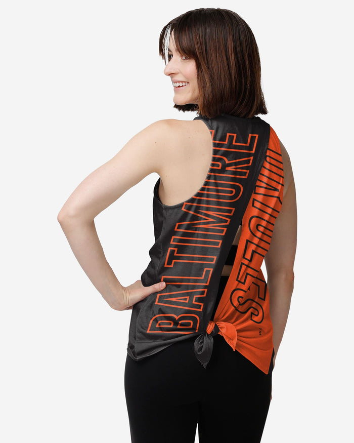 Baltimore Orioles Womens Tie-Breaker Sleeveless Top FOCO S - FOCO.com