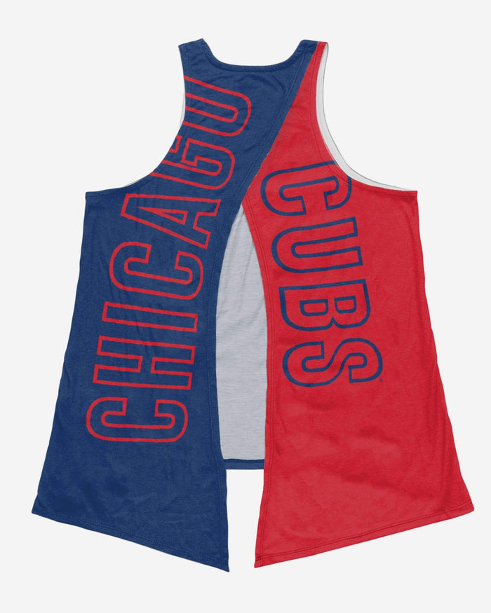 Chicago Cubs Womens Tie-Breaker Sleeveless Top FOCO - FOCO.com