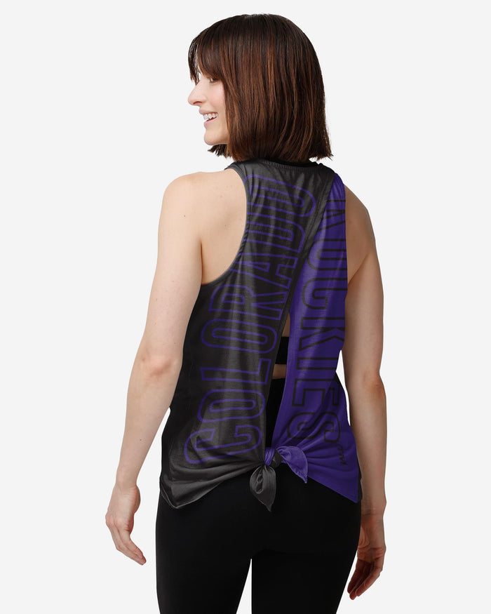 Colorado Rockies Womens Tie-Breaker Sleeveless Top FOCO S - FOCO.com