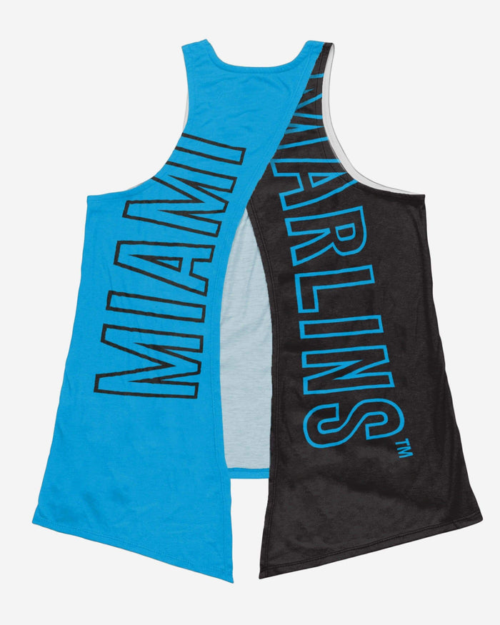 Miami Marlins Womens Tie-Breaker Sleeveless Top FOCO - FOCO.com