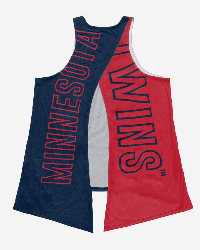 Minnesota Twins Womens Tie-Breaker Sleeveless Top FOCO - FOCO.com