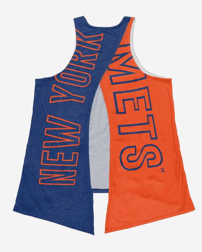 New York Mets Womens Tie-Breaker Sleeveless Top FOCO - FOCO.com