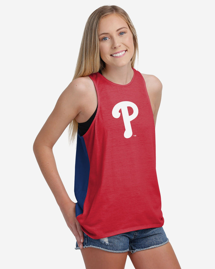 Philadelphia Phillies Womens Tie-Breaker Sleeveless Top FOCO - FOCO.com