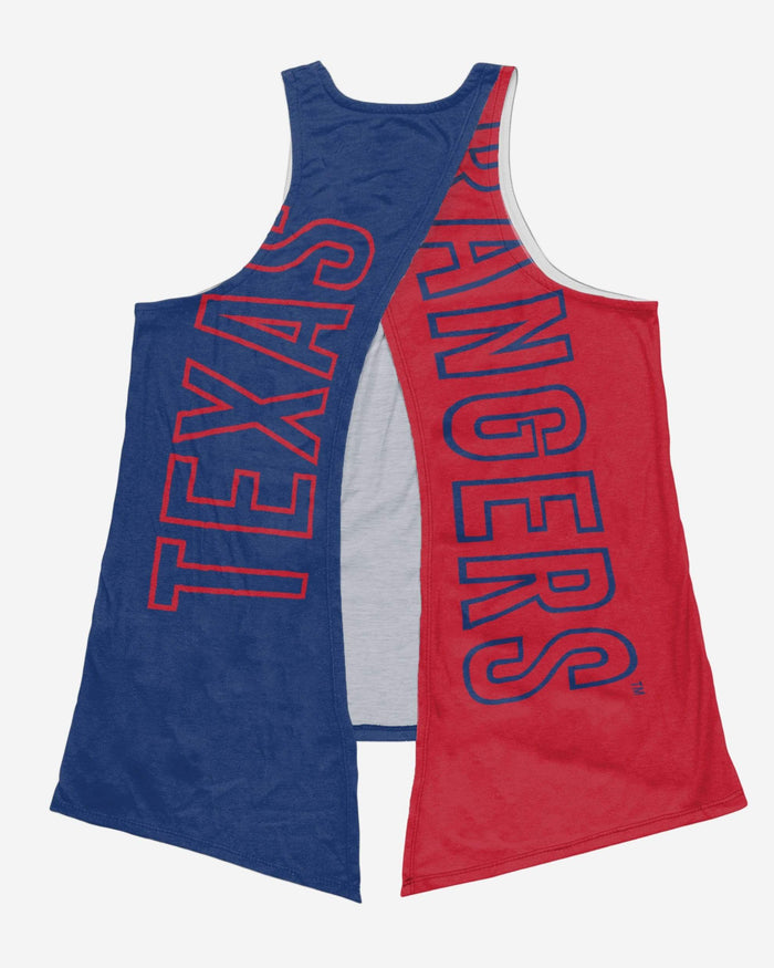 Texas Rangers Womens Tie-Breaker Sleeveless Top FOCO - FOCO.com