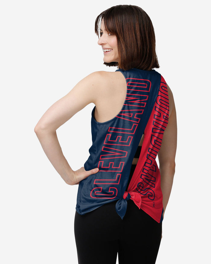 Cleveland Guardians Womens Tie-Breaker Sleeveless Top FOCO S - FOCO.com