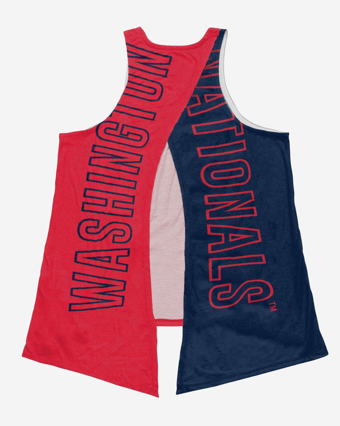 Washington Nationals Womens Tie-Breaker Sleeveless Top FOCO - FOCO.com