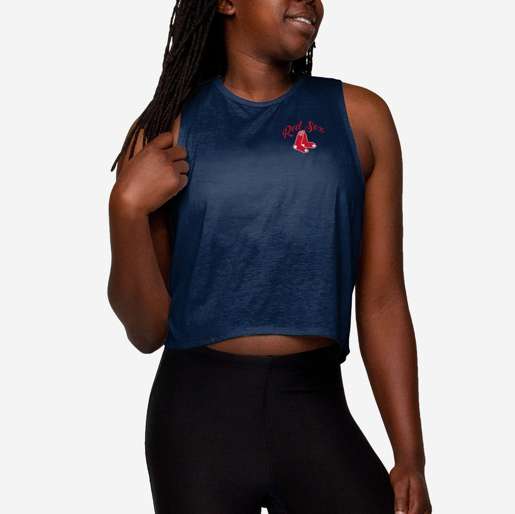 Boston Red Sox Womens Croppin' It Sleeveless Top FOCO S - FOCO.com