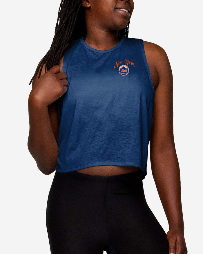 New York Mets Womens Croppin' It Sleeveless Top FOCO S - FOCO.com