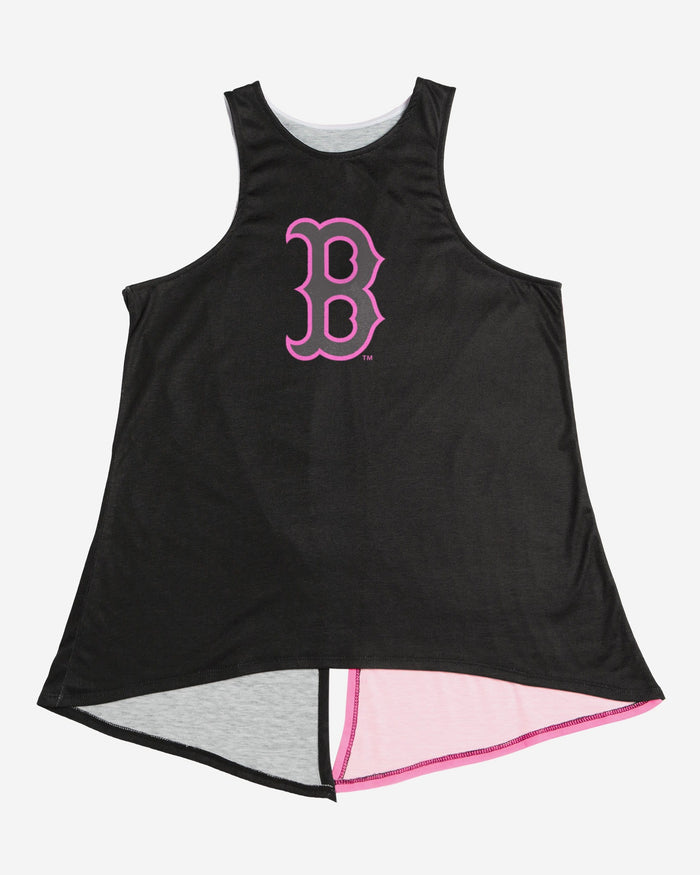 Boston Red Sox Womens Highlights Tie-Breaker Sleeveless Top FOCO - FOCO.com