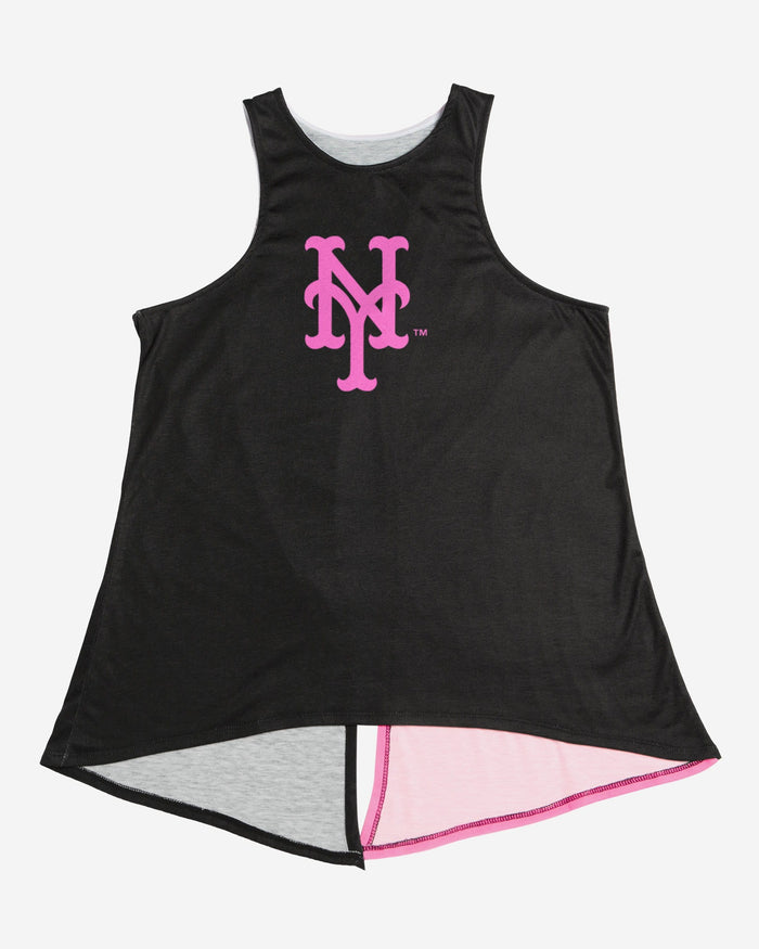 New York Mets Womens Highlights Tie-Breaker Sleeveless Top FOCO - FOCO.com