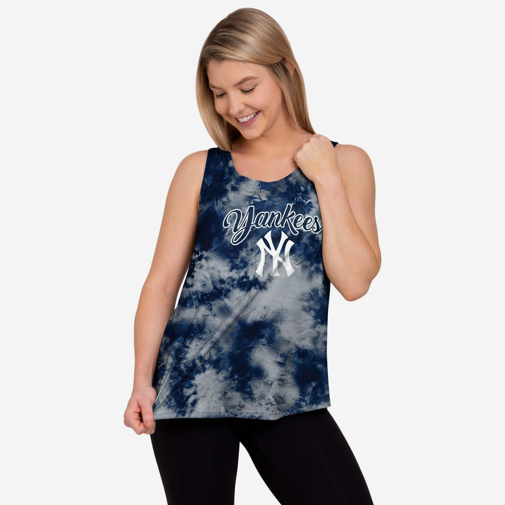 New York Yankees Womens To Tie-Dye For Sleeveless Top FOCO S - FOCO.com