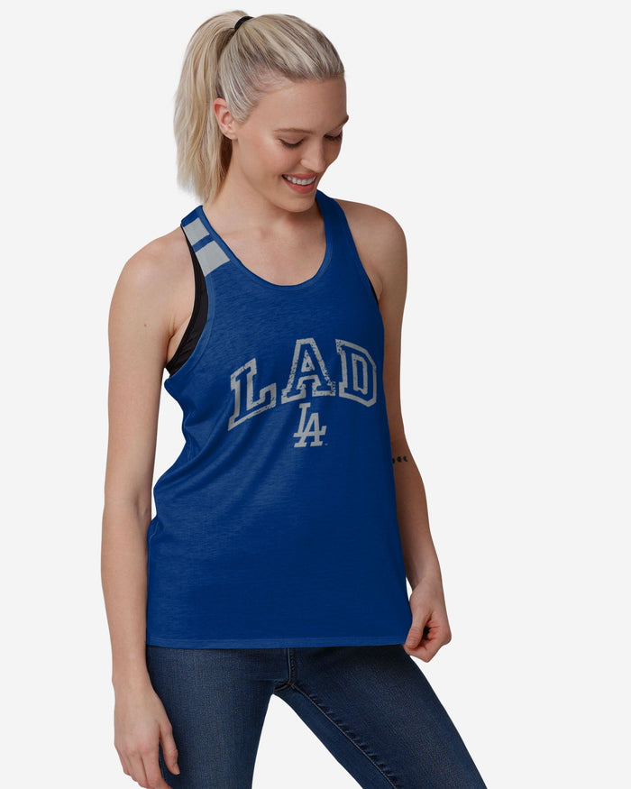 Los Angeles Dodgers Womens Team Twist Sleeveless Top FOCO S - FOCO.com