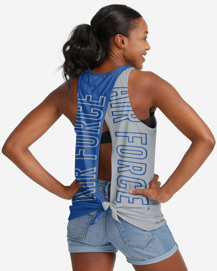 Air Force Falcons Womens Tie-Breaker Sleeveless Top FOCO S - FOCO.com