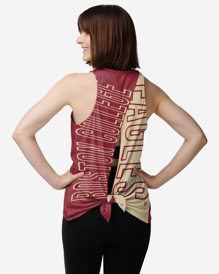 Boston College Eagles Womens Tie-Breaker Sleeveless Top FOCO S - FOCO.com