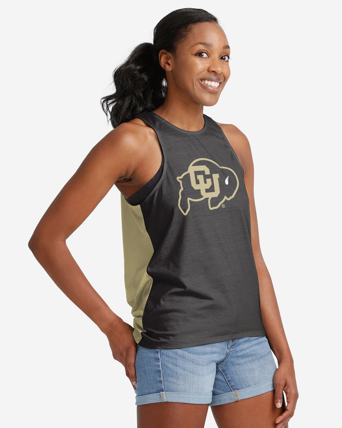 Colorado Buffaloes Womens Tie-Breaker Sleeveless Top FOCO - FOCO.com