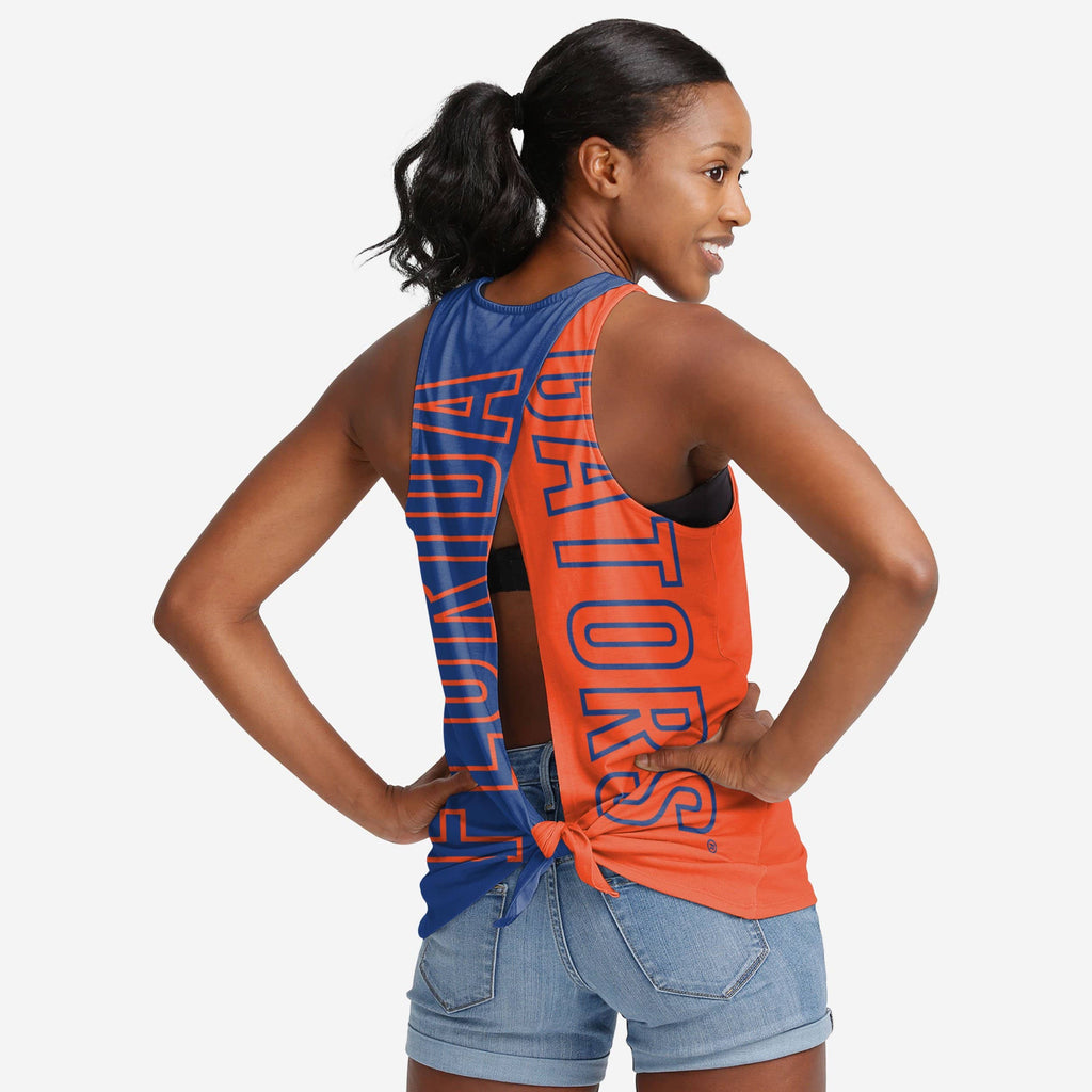 Florida Gators Womens Tie-Breaker Sleeveless Top FOCO S - FOCO.com