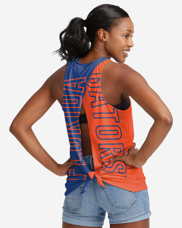 Florida Gators Womens Tie-Breaker Sleeveless Top FOCO S - FOCO.com