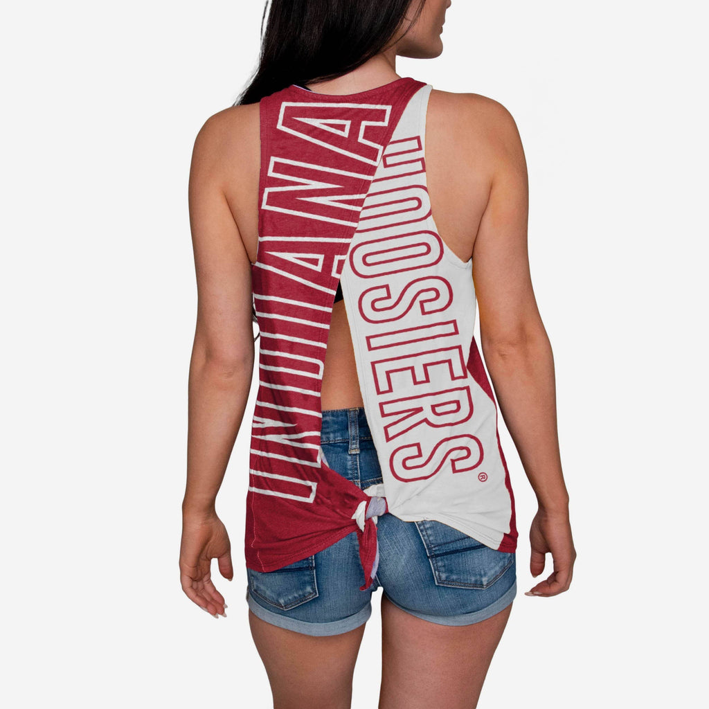 Indiana Hoosiers Womens Tie-Breaker Sleeveless Top FOCO S - FOCO.com