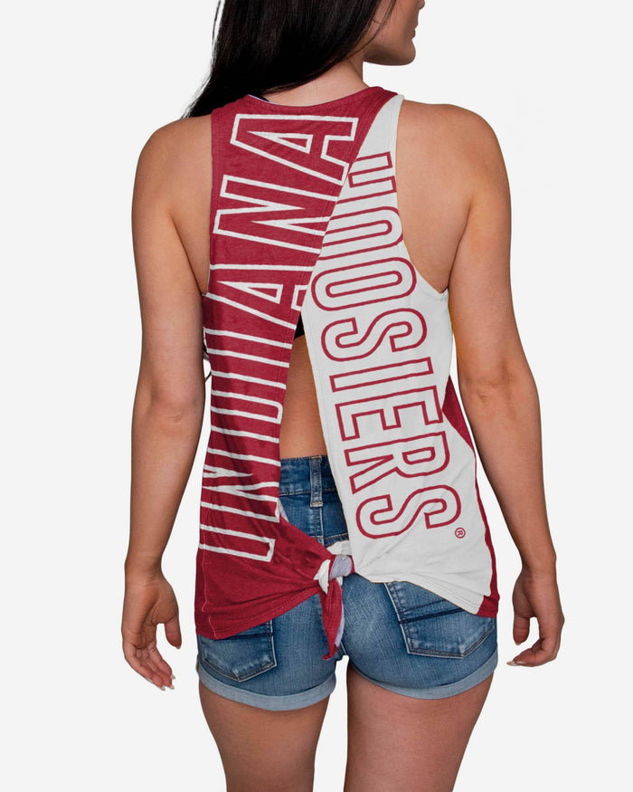 Indiana Hoosiers Womens Tie-Breaker Sleeveless Top FOCO S - FOCO.com