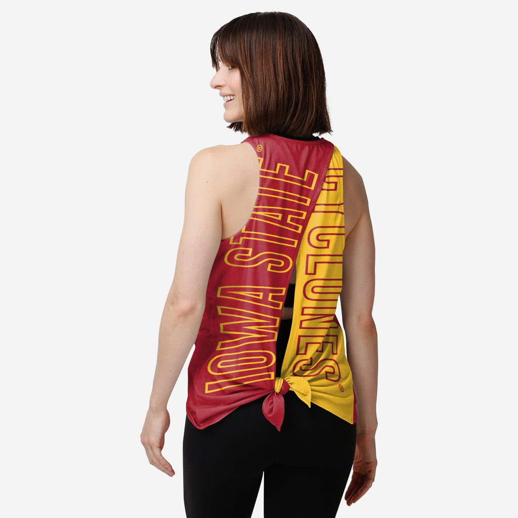 Iowa State Cyclones Womens Tie-Breaker Sleeveless Top FOCO S - FOCO.com