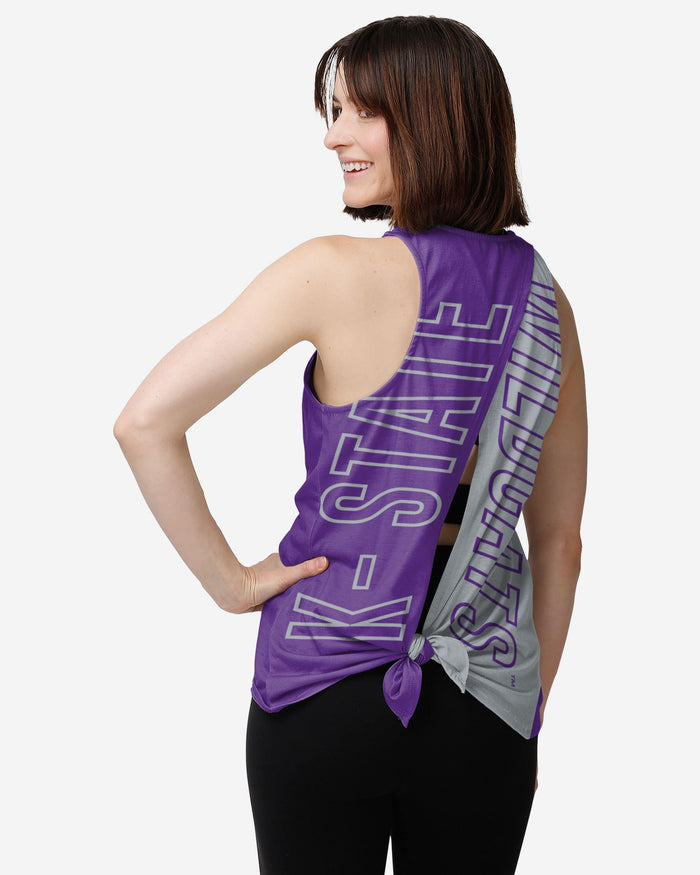 Kansas State Wildcats Womens Tie-Breaker Sleeveless Top FOCO S - FOCO.com