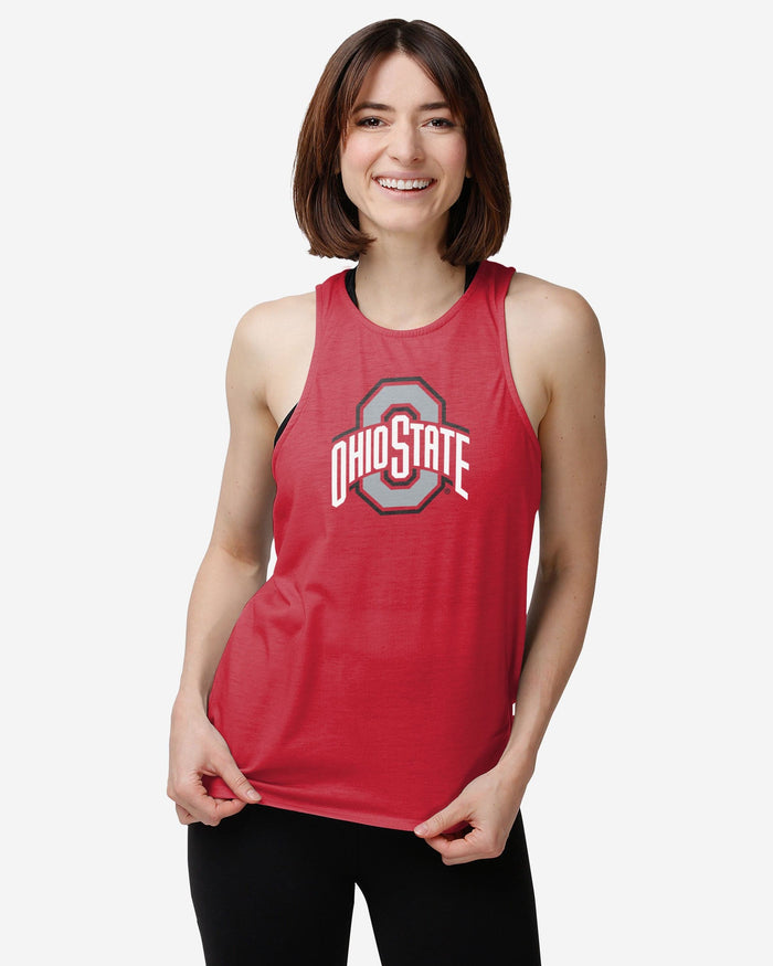 Ohio State Buckeyes Womens Tie-Breaker Sleeveless Top FOCO - FOCO.com