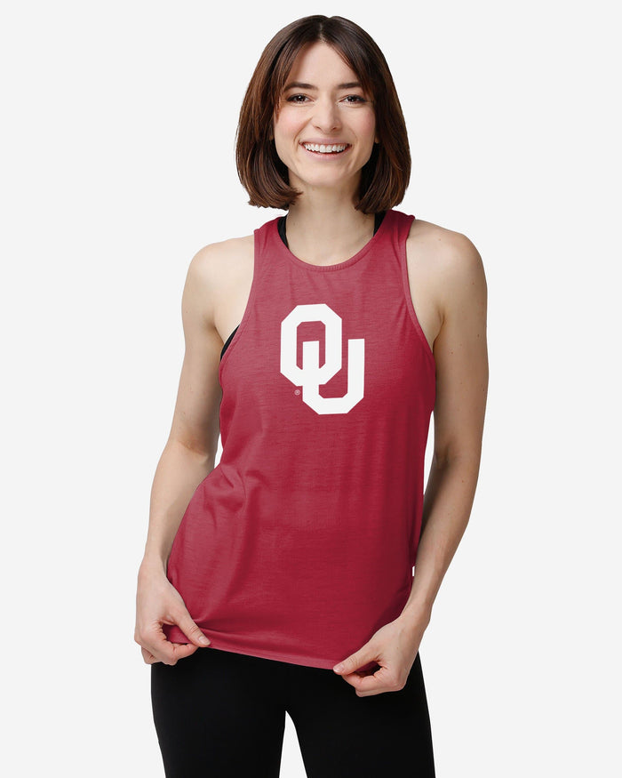 Oklahoma Sooners Womens Tie-Breaker Sleeveless Top FOCO - FOCO.com