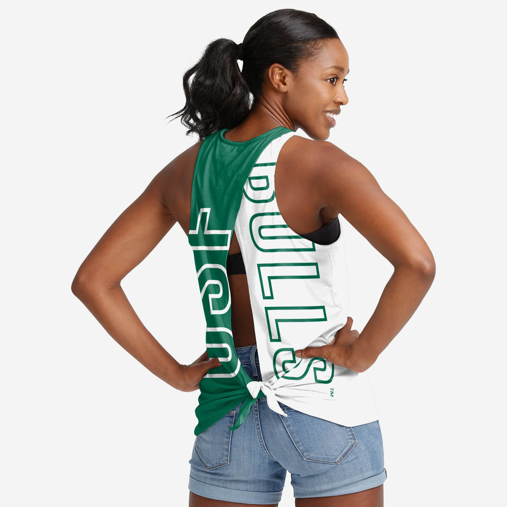 South Florida Bulls Womens Tie-Breaker Sleeveless Top FOCO S - FOCO.com