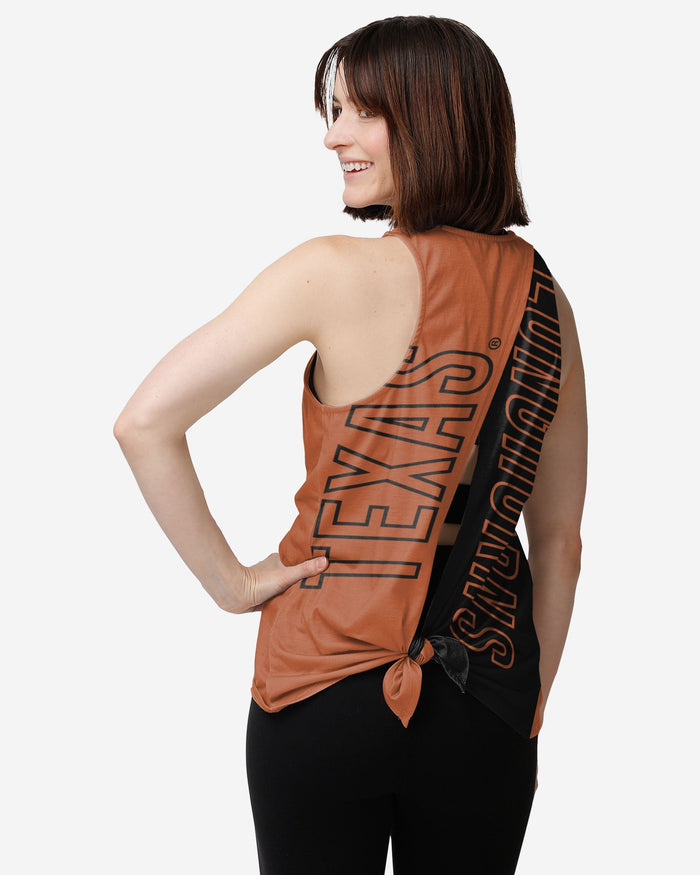 Texas Longhorns Womens Tie-Breaker Sleeveless Top FOCO S - FOCO.com