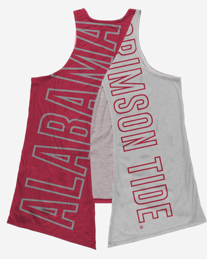 Alabama Crimson Tide 2020 Football National Champions Womens Colorblock Tie-Breaker Sleeveless Top FOCO - FOCO.com