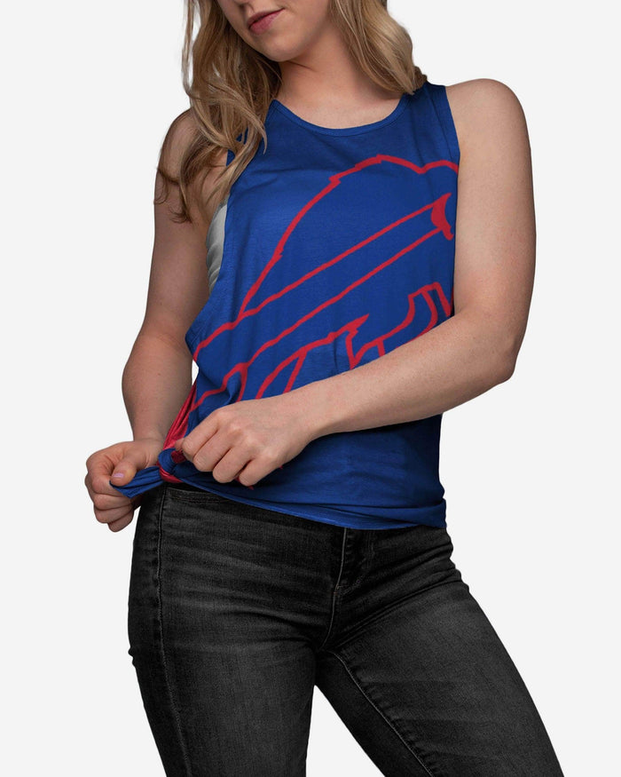 Buffalo Bills Womens Side-Tie Sleeveless Top FOCO - FOCO.com