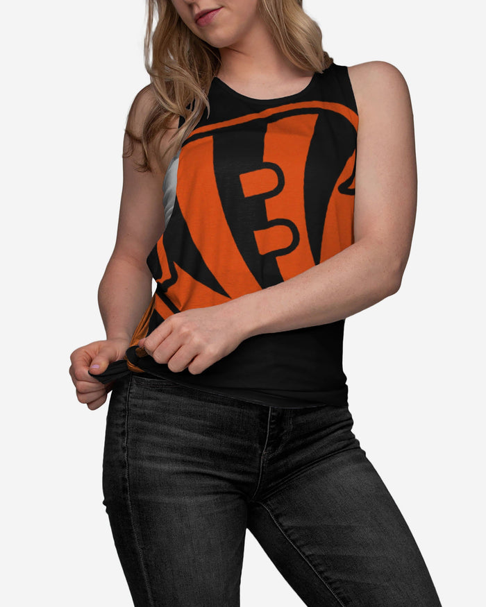 Cincinnati Bengals Womens Side-Tie Sleeveless Top FOCO - FOCO.com