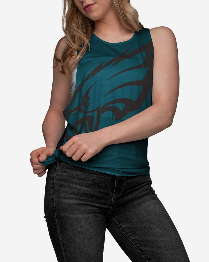 Philadelphia Eagles Womens Side-Tie Sleeveless Top FOCO - FOCO.com