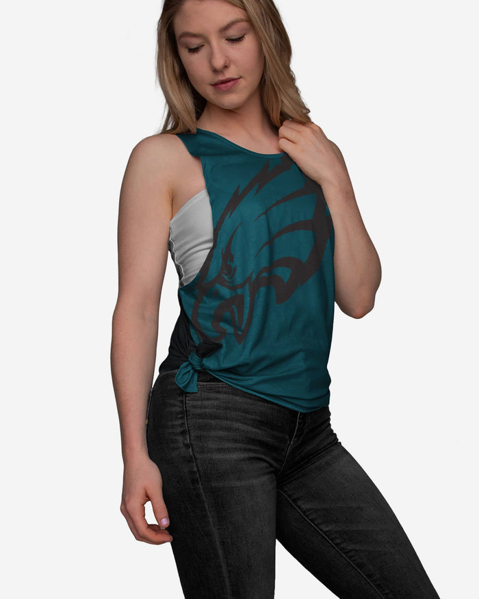 Philadelphia Eagles Womens Side-Tie Sleeveless Top FOCO S - FOCO.com