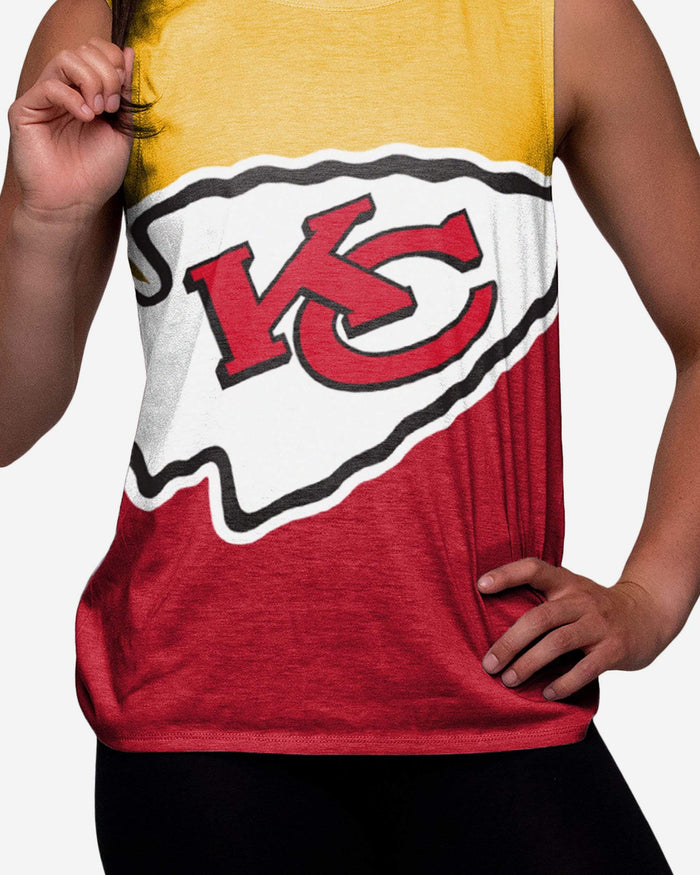 Kansas City Chiefs Womens Strapped V-Back Sleeveless Top FOCO - FOCO.com