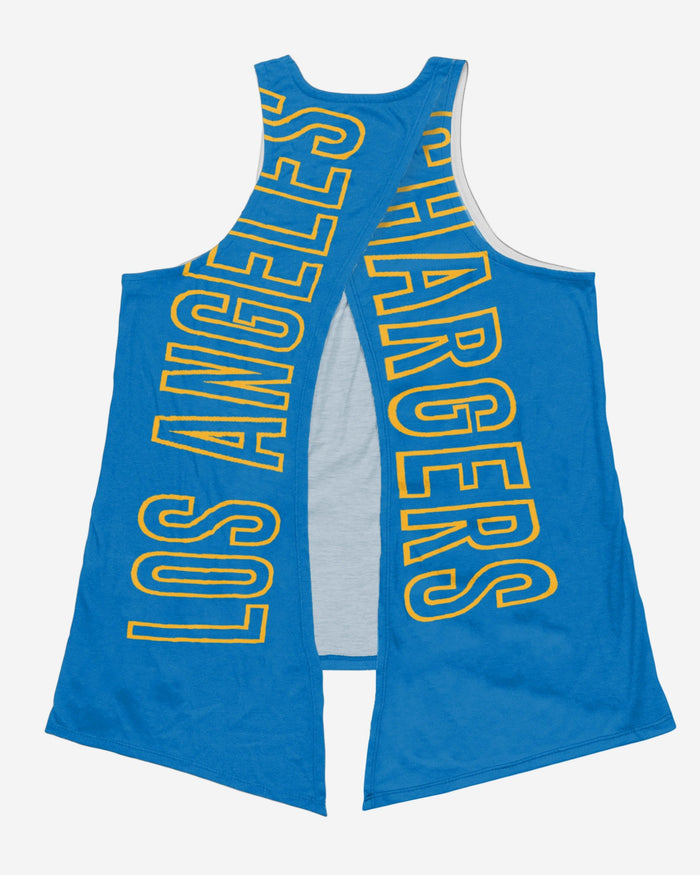 Los Angeles Chargers Womens Tie-Breaker Sleeveless Top FOCO - FOCO.com