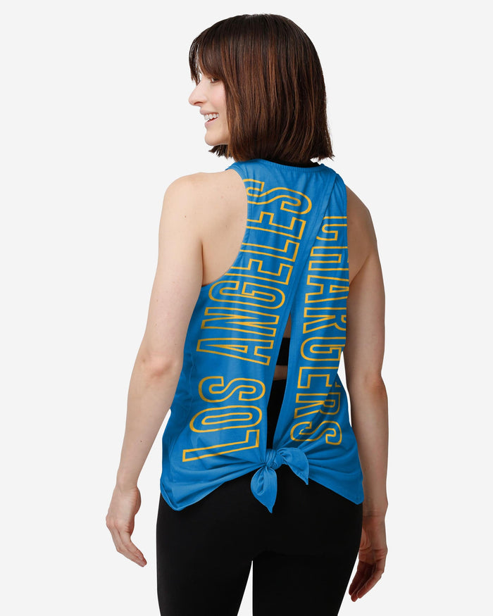 Los Angeles Chargers Womens Tie-Breaker Sleeveless Top FOCO S - FOCO.com