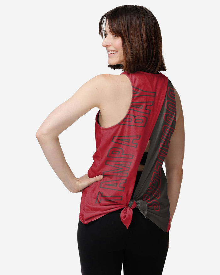 Tampa Bay Buccaneers Womens Tie-Breaker Sleeveless Top FOCO S - FOCO.com