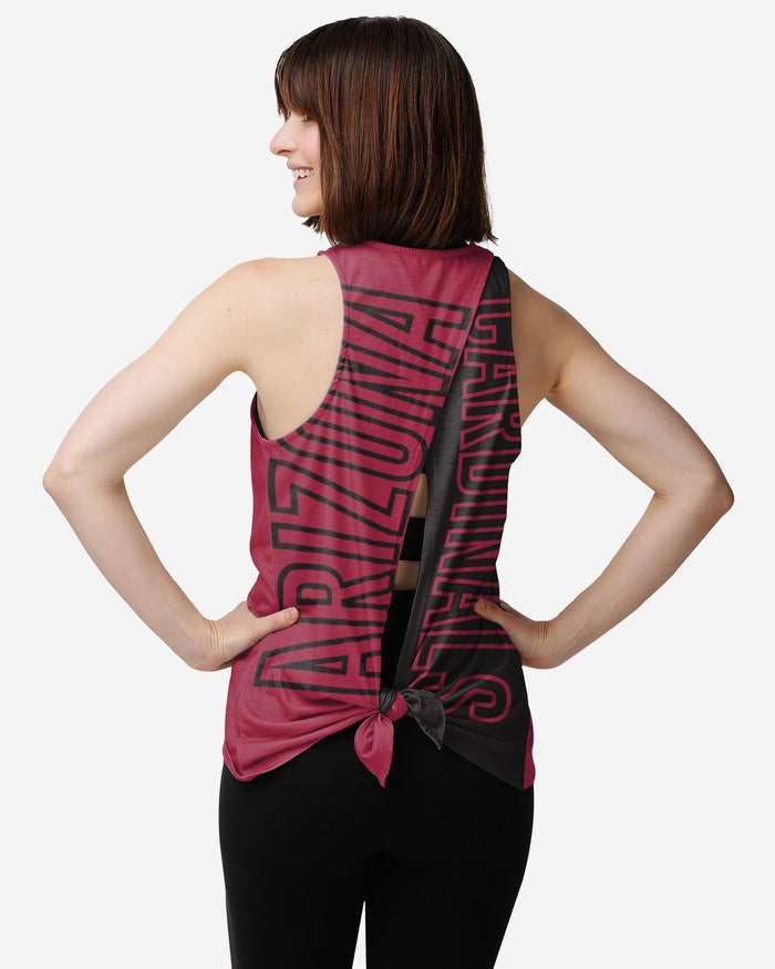 Arizona Cardinals Womens Tie-Breaker Sleeveless Top FOCO S - FOCO.com